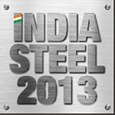 Logo of India Steel 2013