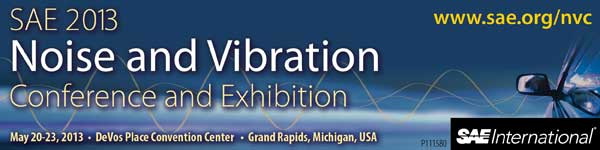 Logo of SAE Noise and Vibration 2013