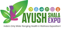 Logo of AYUSHSHALA EXPO Aug. 2024