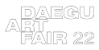 Logo of Daegu Art Fair 2022