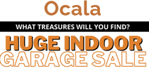 Logo of OCALA HUGE INDOOR GARAGE SALE Apr. 2023