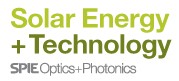 Logo of SOLAR ENERGY + TECHNOLOGY (PART OF OPTICS+PHOTONICS) Aug. 2024