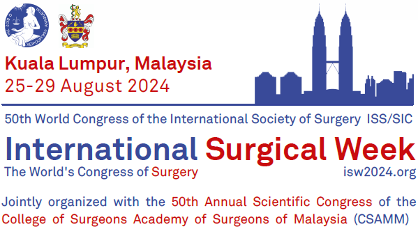 Logo of International Surgical Week ISW 2024