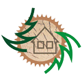 Logo of DEREVO + House. Cottage. Dacha 2022