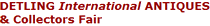 Logo of DETLING INTERNATIONAL ANTIQUES & COLLECTORS FAIR Sep. 2038