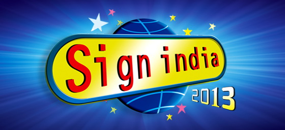 Logo of Sign India 2013