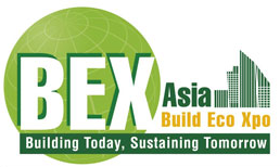 Logo of Build Eco Xpo Asia (BEX Asia) 2013