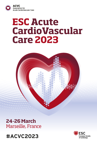 Logo of ESC Acute CardioVascular Care 2023