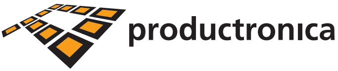 Logo of productronica 2013